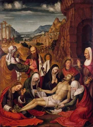 Deuil sur le corps du Christ